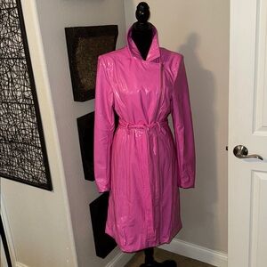 Pink Trench Coat